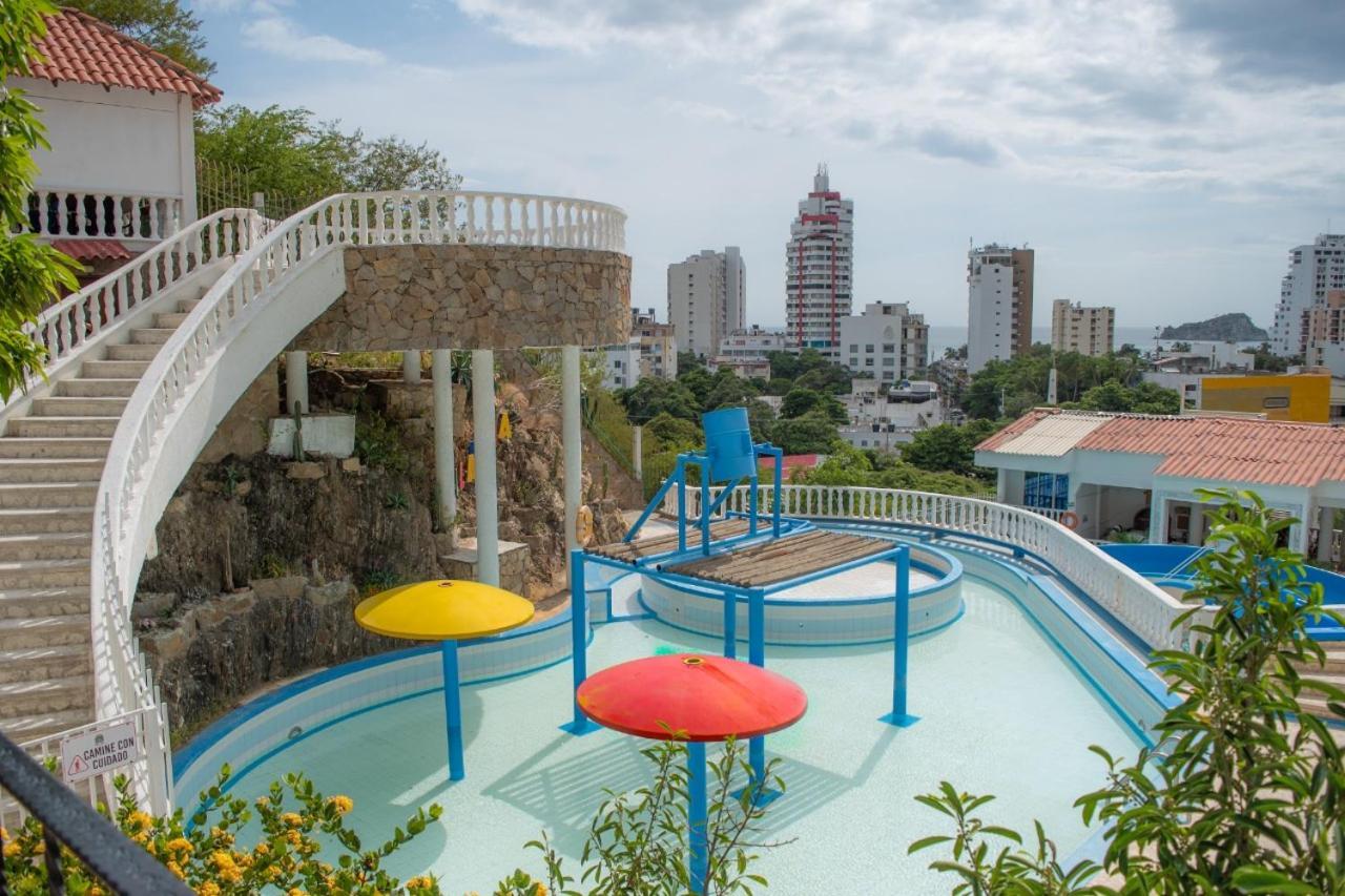 Hotel Cabanas Villa Roca, Rodadero 圣玛尔塔 外观 照片